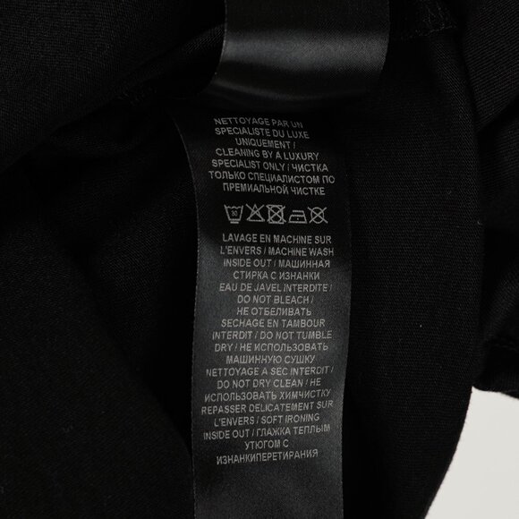 Balmain Black Cotton Cropped Lime-Logo-Print T-Shirt - Picture 8 of 9